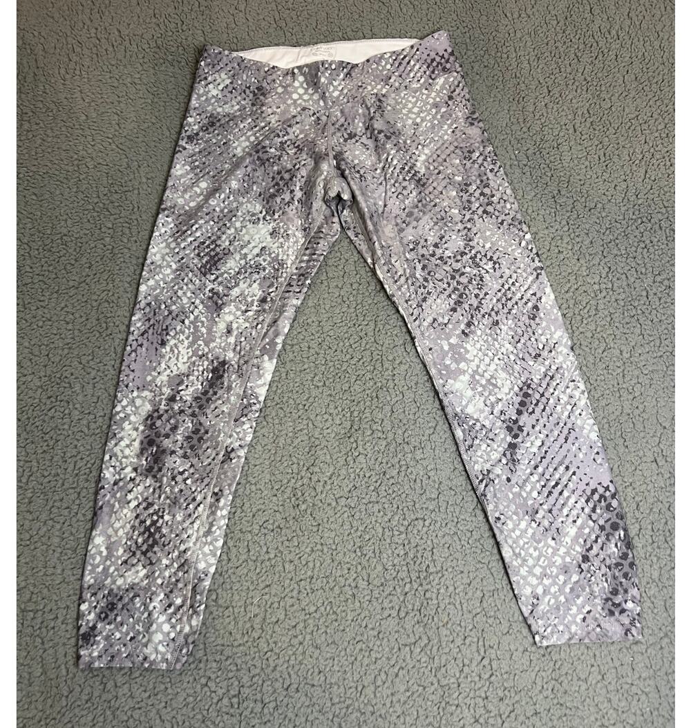 Calvin Klein Performance Wick Animal Print Cropped Legging Large (B20352)